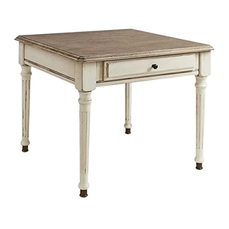 Amazon | アンティーク調 サイドテーブル W約60×D約60×H約48cm